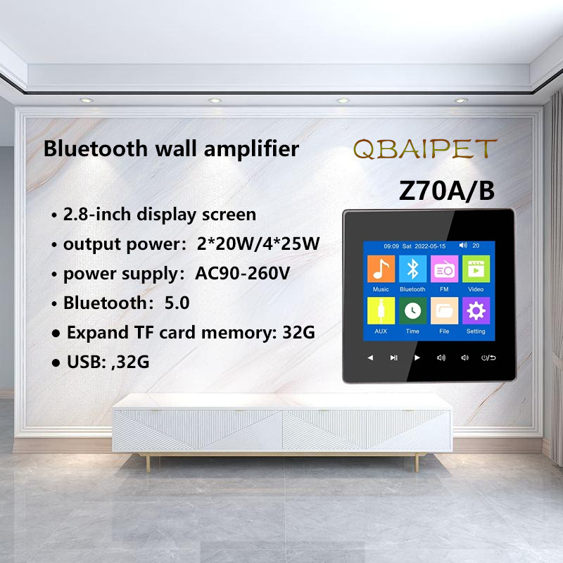 Audio Music For Background - Home Bluetooth Wall Amplifier Background Music