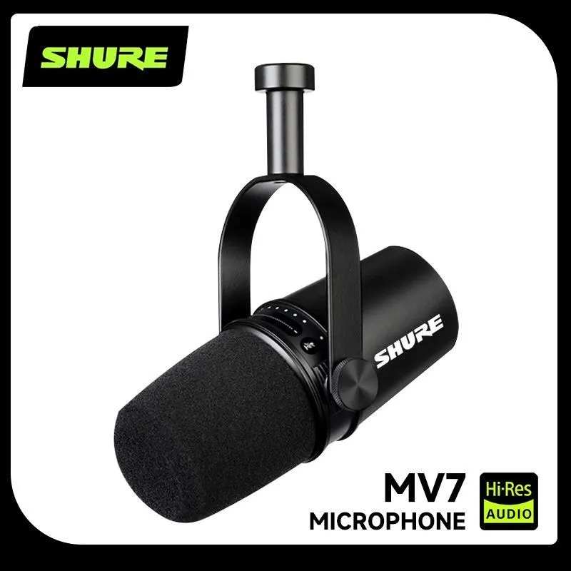 Audio Music Live - Shure MV7 Hybrid USB/XLR Dynamic Microphone