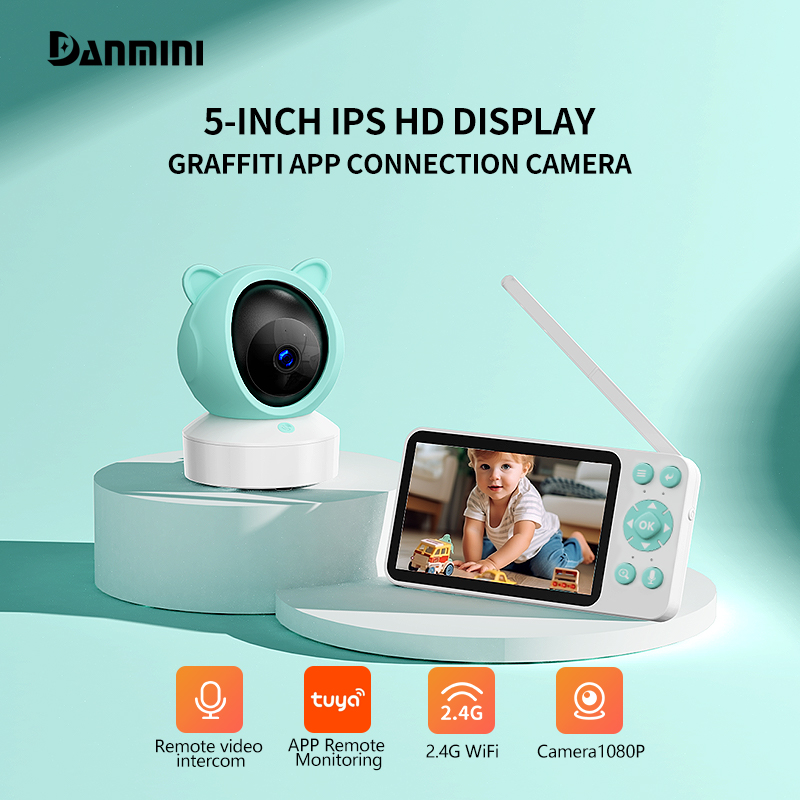 Audio Music Video - Danmini TUYA App Control Baby Monitor