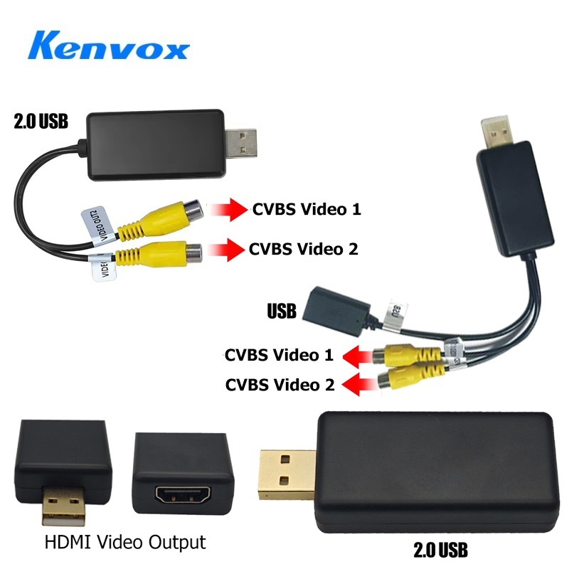 Audio Music Converter - Kenvox Android Usb Video Output RCA