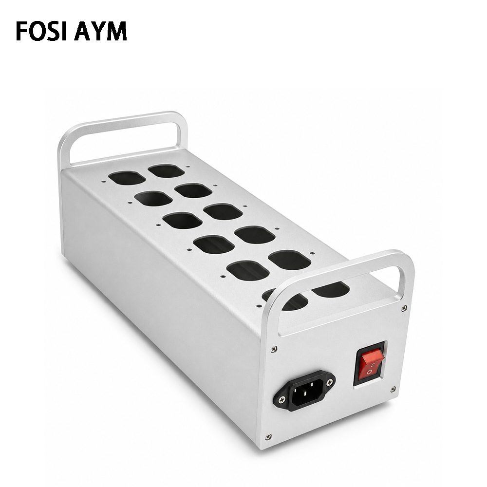 Audio Music Converter - 130x90x340mm FOSI AYM Aluminum 12 Outlet