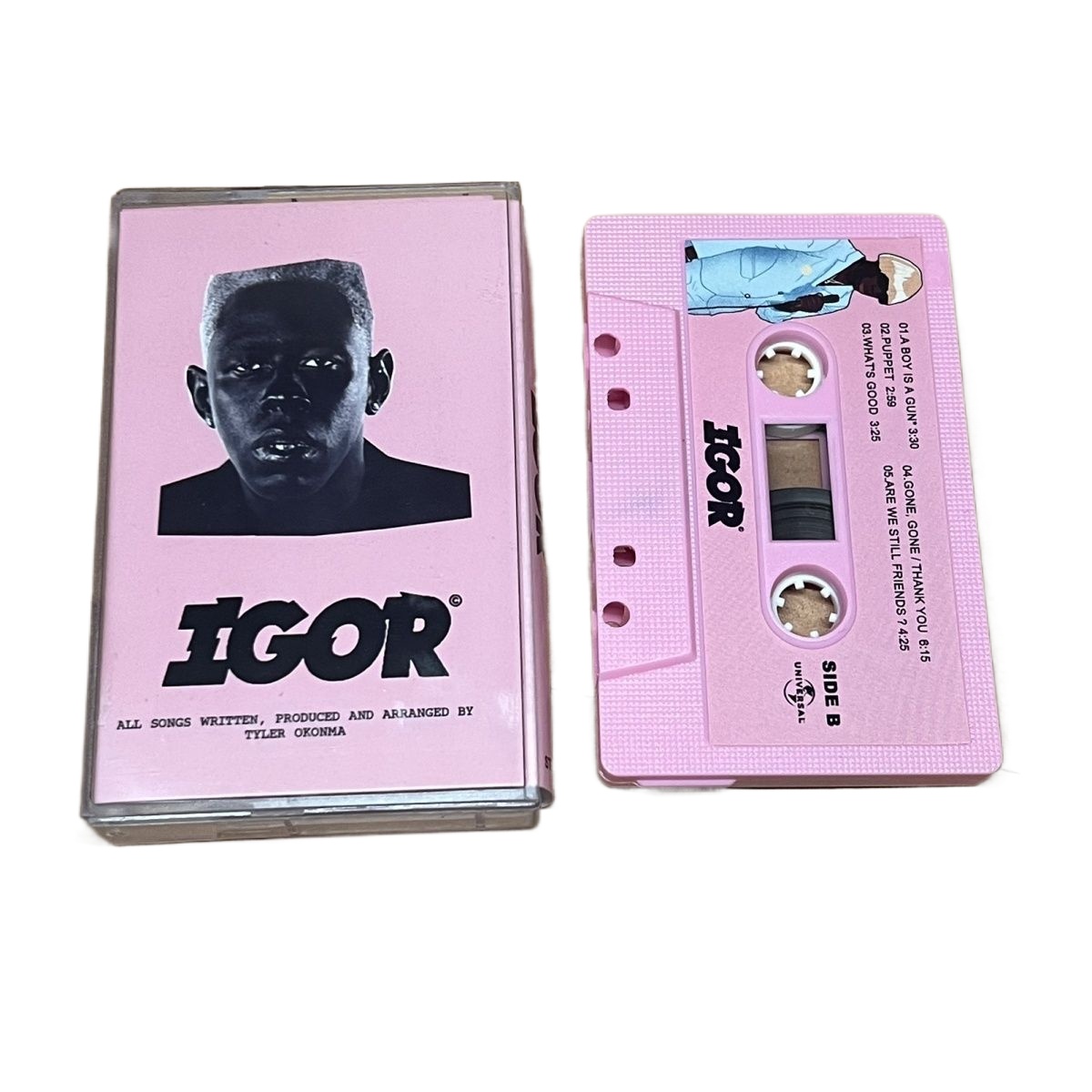 Audio Music Hip Hop - Two Tone Pink Cassette Tape Hip