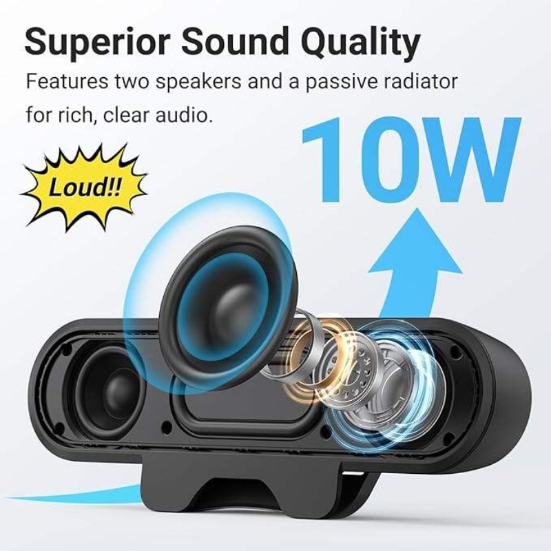 Portable Clip-on USB Soundbar  - огляд і ціна Audio Music Online