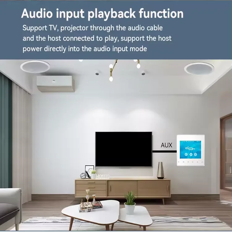 Home Bluetooth Wall Amplifier  - огляд і ціна Audio Music For Background
