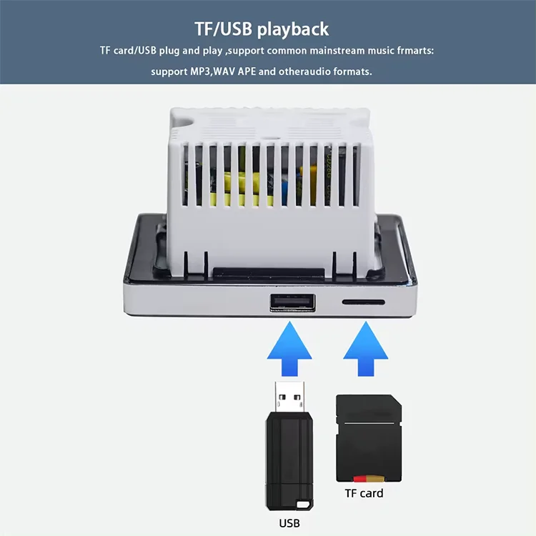 Home Bluetooth Wall Amplifier  - огляд і ціна Audio Music For Background