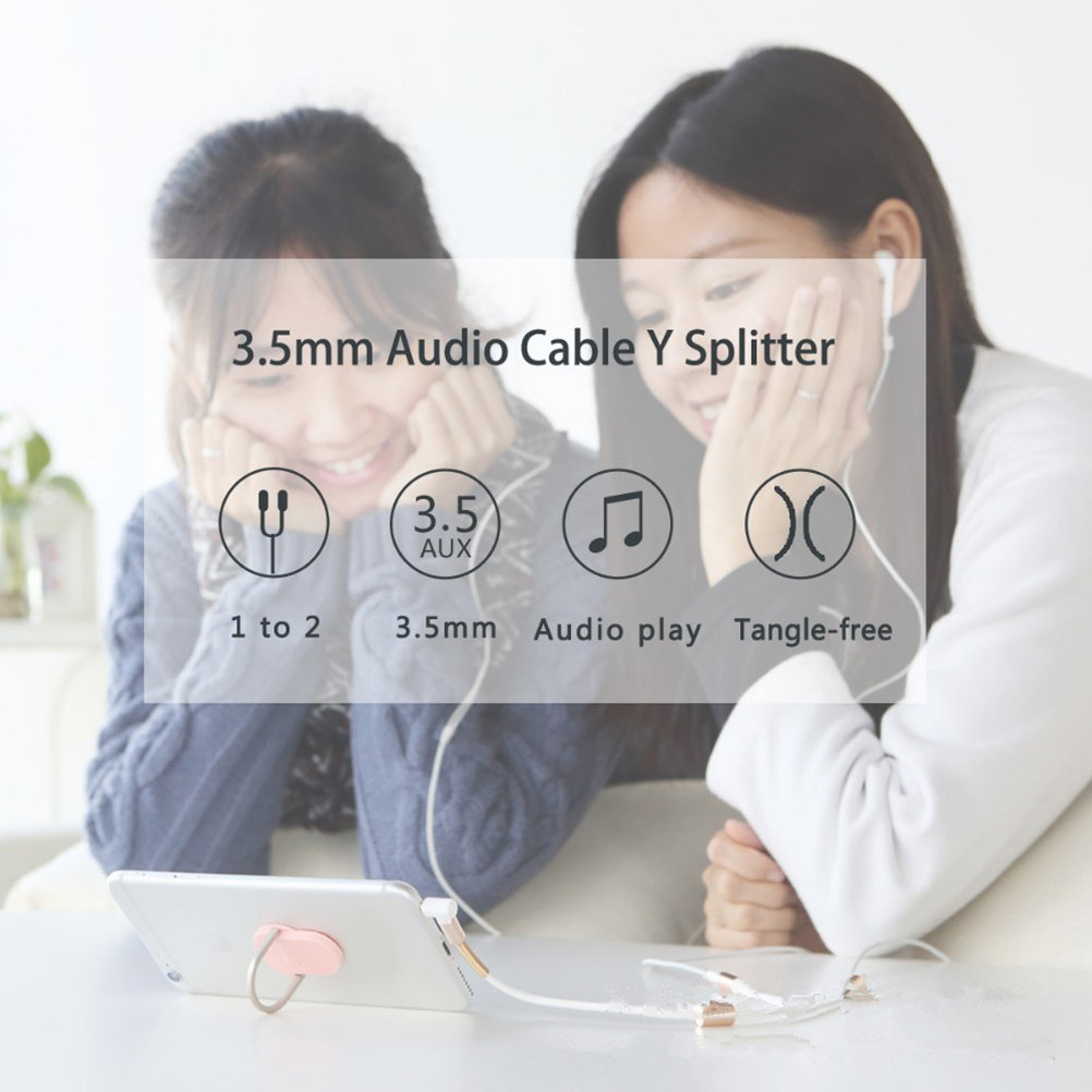 Dual 3.5mm Audio Line Aux Spli - огляд і ціна Audio Music Online