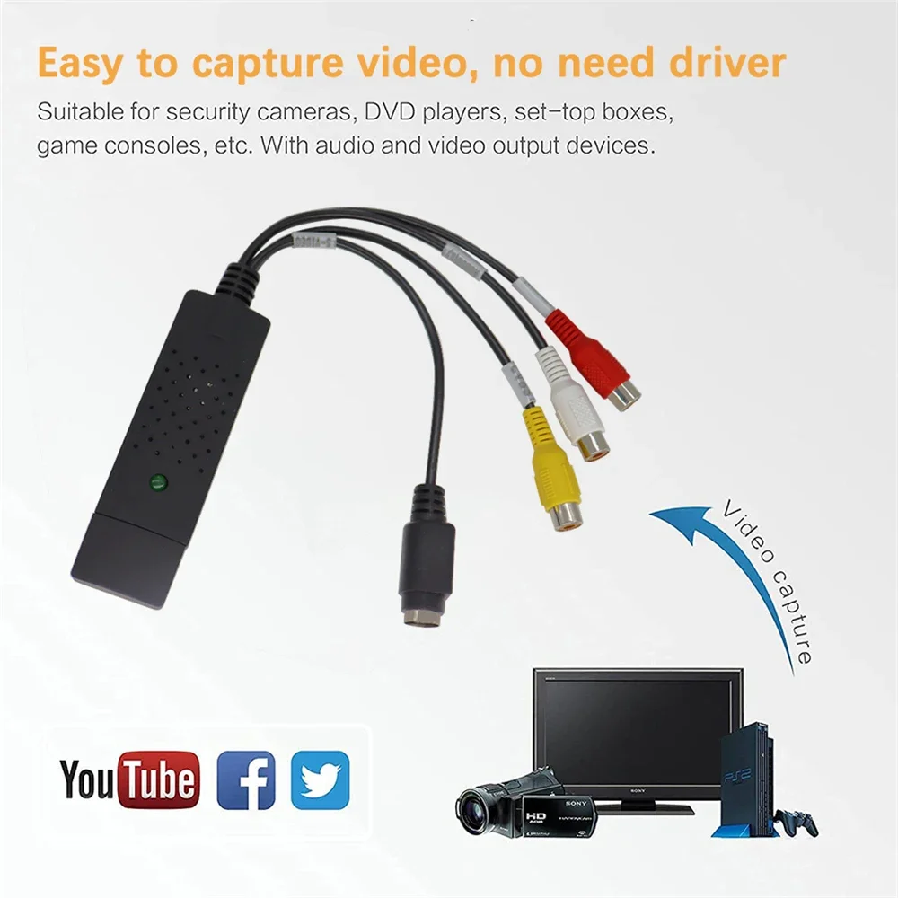 USB2.0 Audio Video Capture Car - огляд і ціна Audio Music Converter