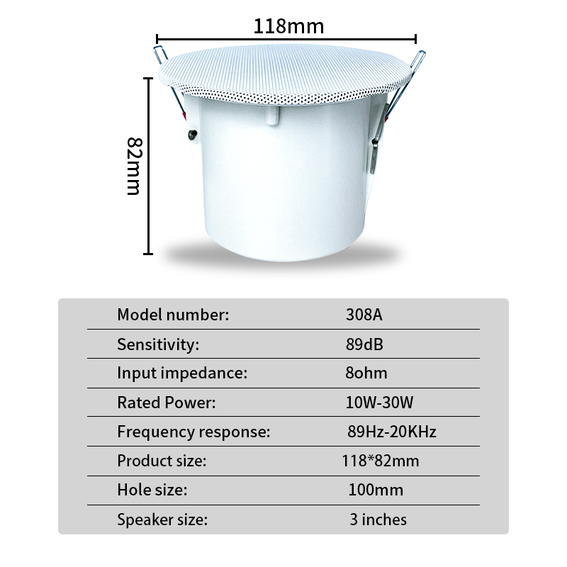 3 inch 8Ohm Surround Sound Spe - огляд і ціна Audio Music For Background