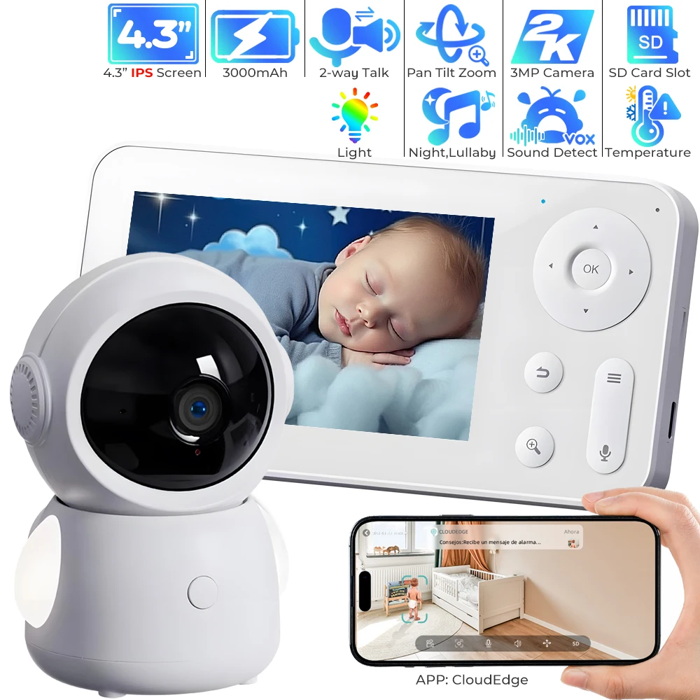 WiFi Baby Monitor with App Con - огляд і ціна Audio Music Google