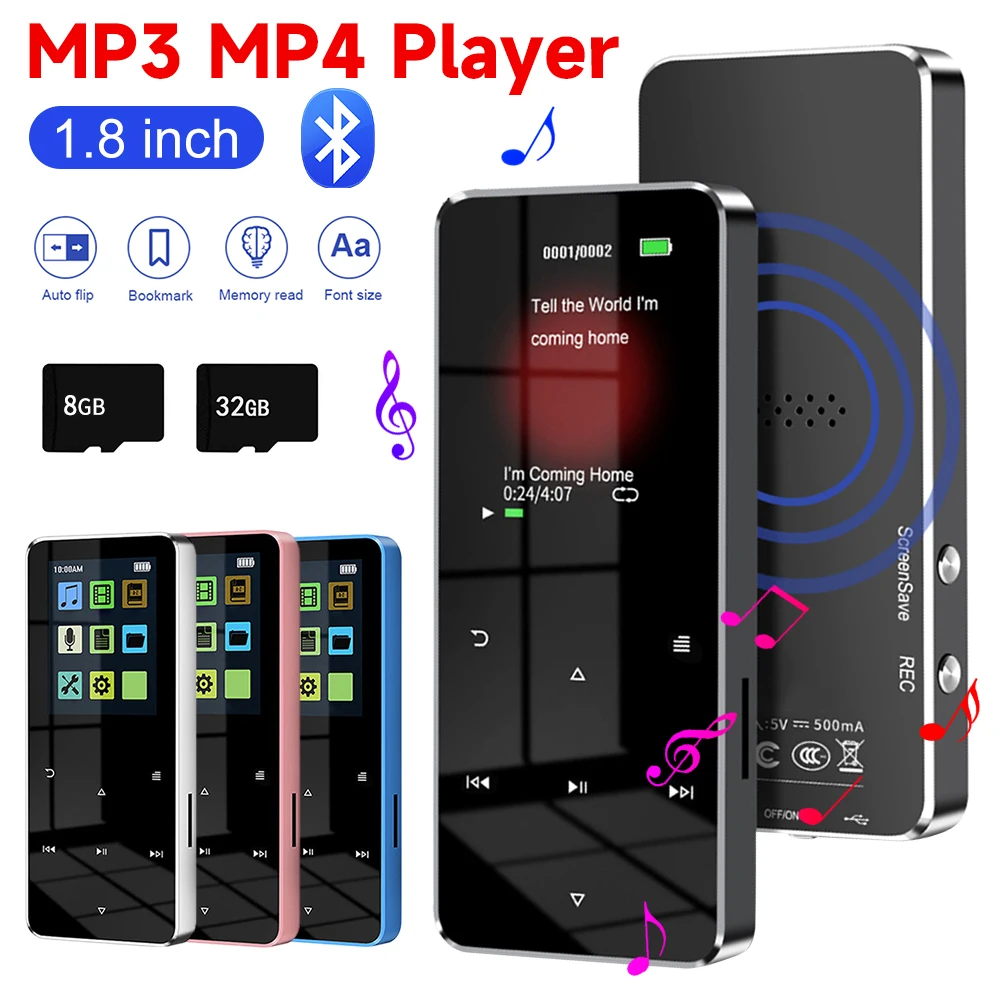 1.8 Inch TFT MP3 Player Touch  - огляд і ціна Audio Music Recorder