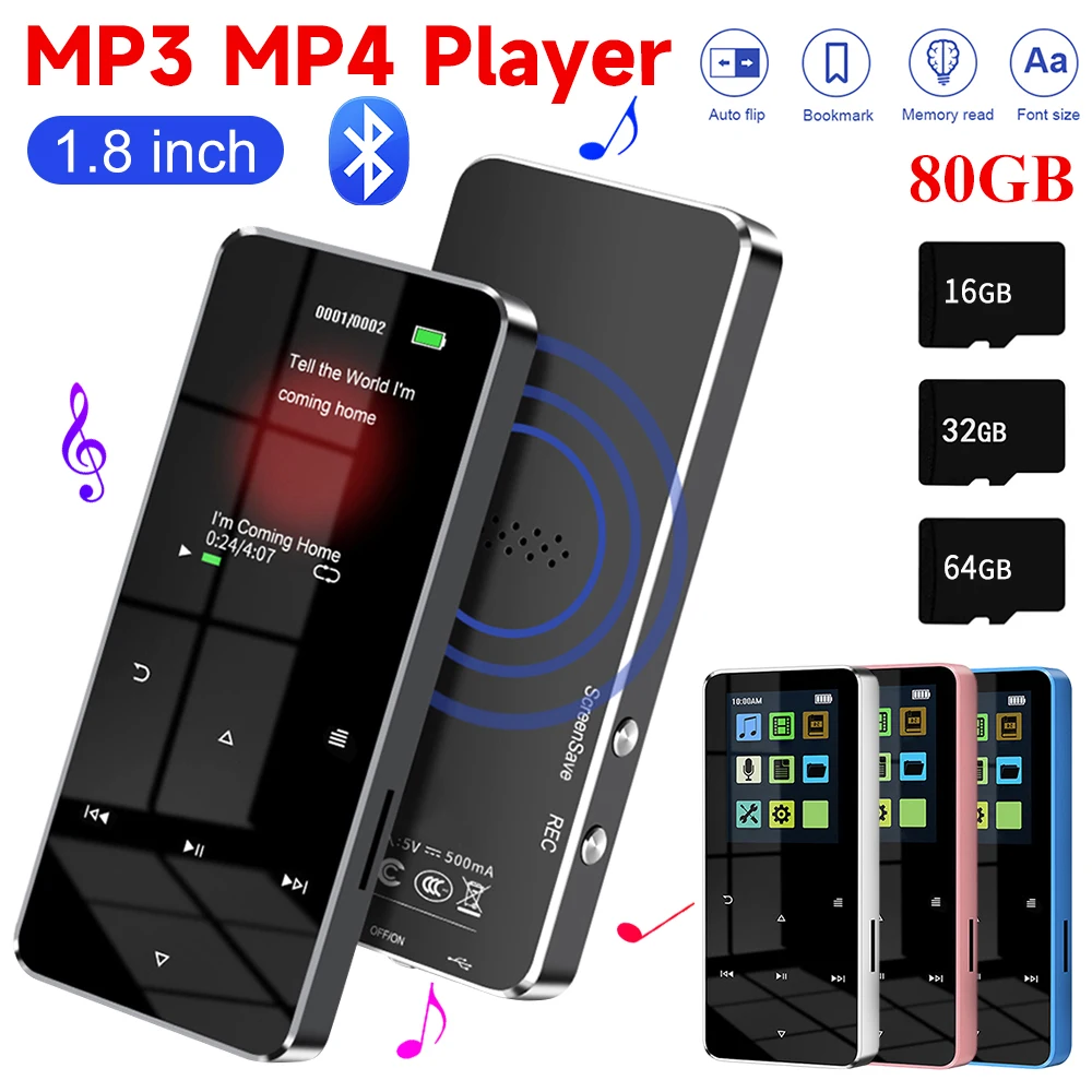 1.8 Inch TFT MP3 Player Touch  - огляд і ціна Audio Music Recorder