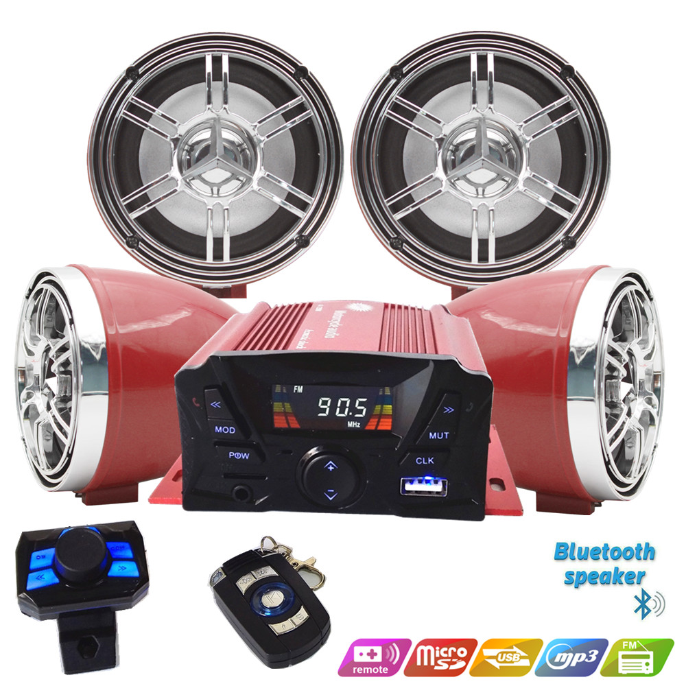 12V 4 Channel UTV ATV Golf Car - огляд і ціна Audio Music Mp3