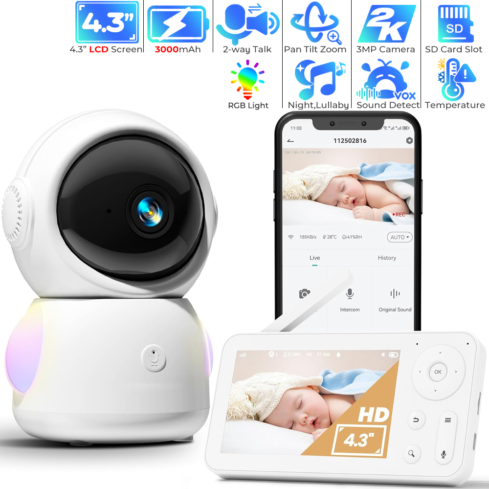 WiFi Baby Monitor with App Con - огляд і ціна Audio Music Google