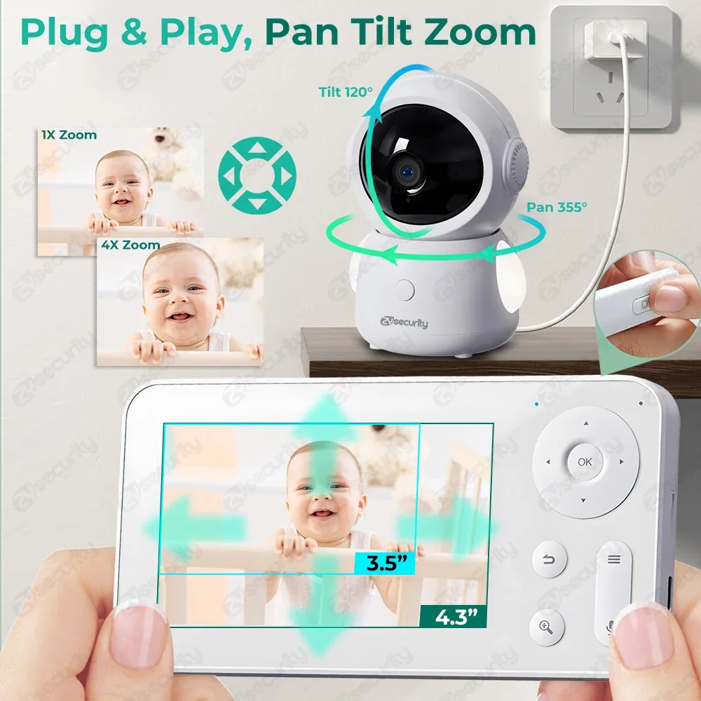 WiFi Baby Monitor with App Con - огляд і ціна Audio Music Google