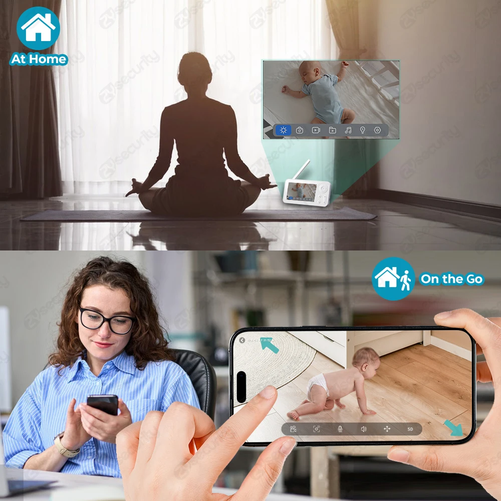 2K WiFi Baby Monitor with Scre - огляд і ціна Audio Music Google