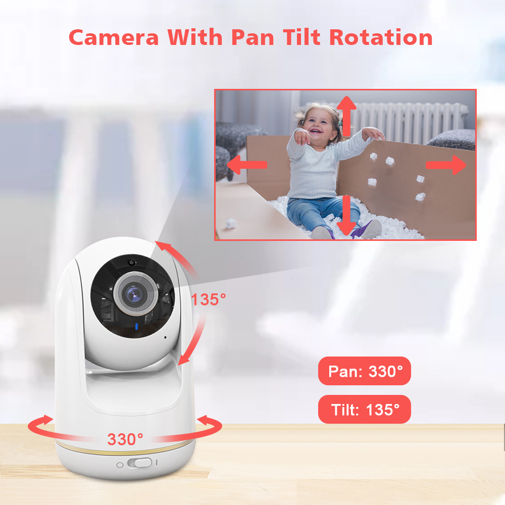 VB803 Baby Monitor 5 Inch 720P - огляд і ціна Audio Music Video