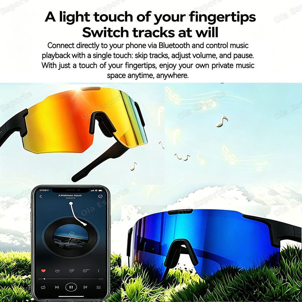 Cycling Smart Glasses Camera B - огляд і ціна Audio Music Video