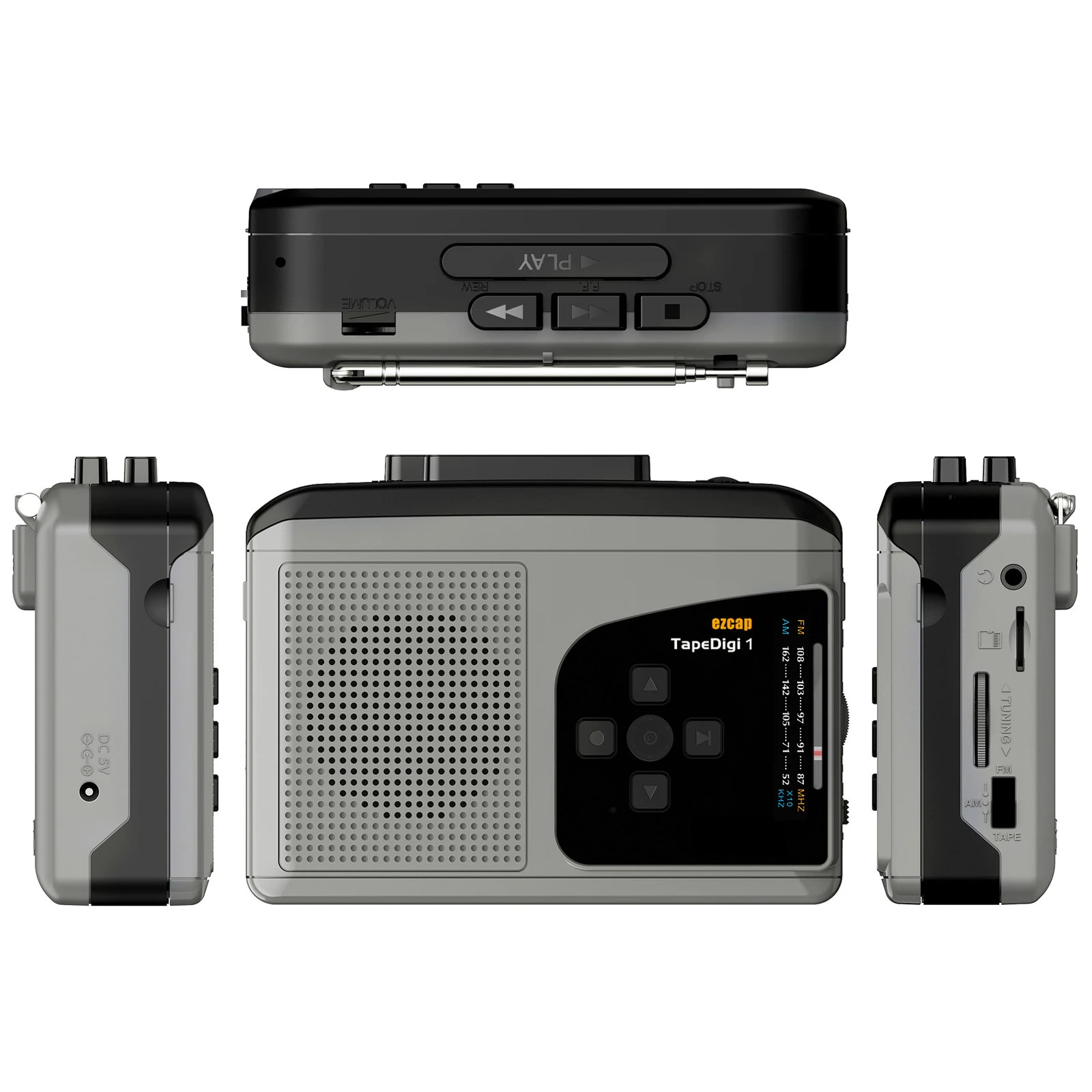 Cassette Tape Player Portable  - огляд і ціна Audio Music Mp3