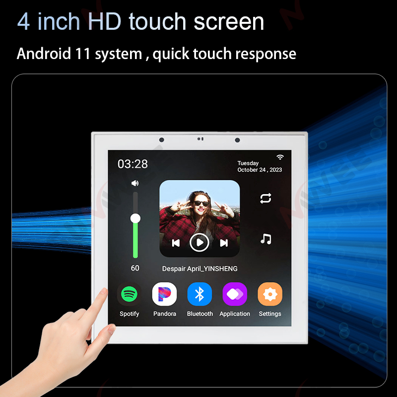 TUYA Smart Home 4 Inch Android - огляд і ціна Audio Music For Background