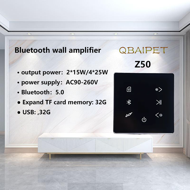 Bluetooth Wall Amplifier Home  - огляд і ціна Audio Music For Background