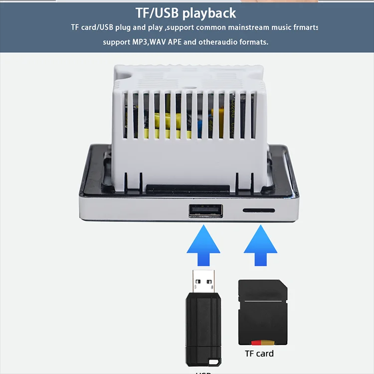 Bluetooth Wall Amplifier Home  - огляд і ціна Audio Music For Background