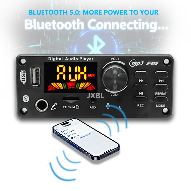 80W Bluetooth 5.0 MP3 Decoder  - огляд і ціна Audio Music Mp3