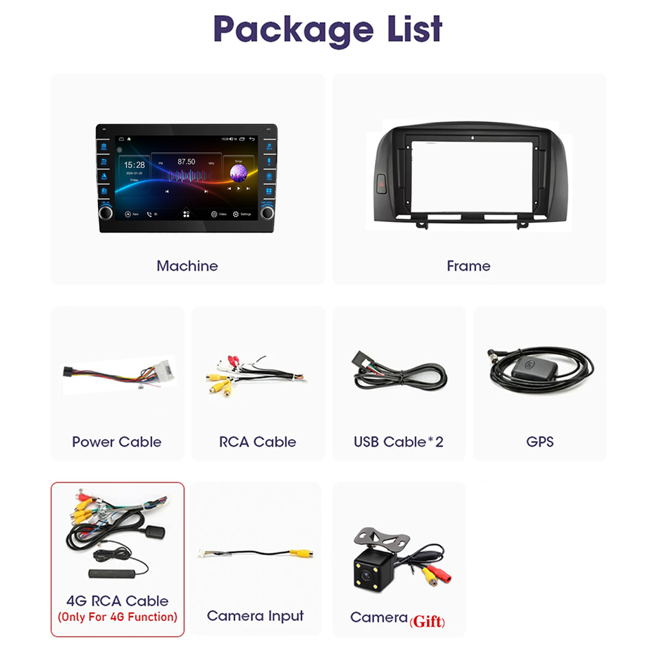8G Ram 128GB QLED Car Radio Vi - огляд і ціна Audio Music Hindi