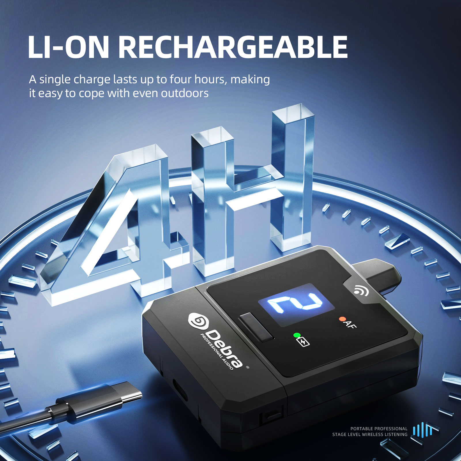 Debra UHF IEM Wireless In-Ear  - огляд і ціна Audio Music Recorder