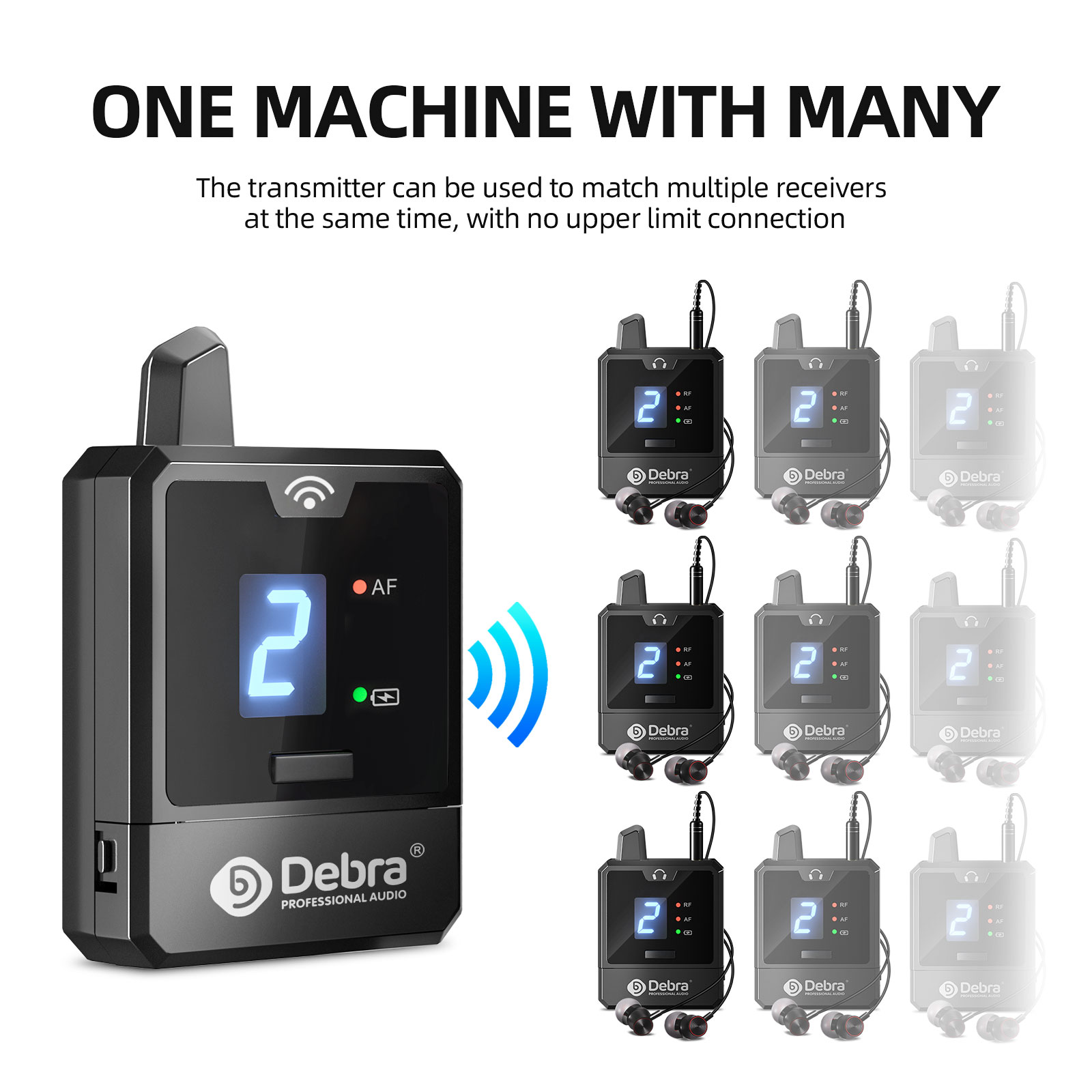 Debra UHF IEM Wireless In-Ear  - огляд і ціна Audio Music Recorder