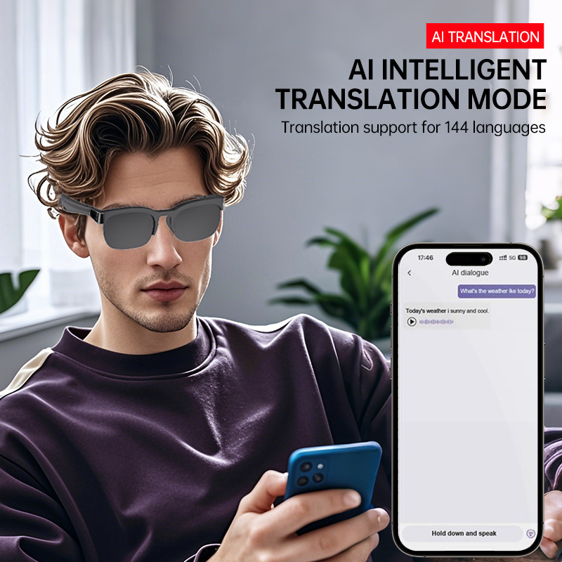 Bluetooth Audio Smart Glasses  - огляд і ціна Audio Music Video