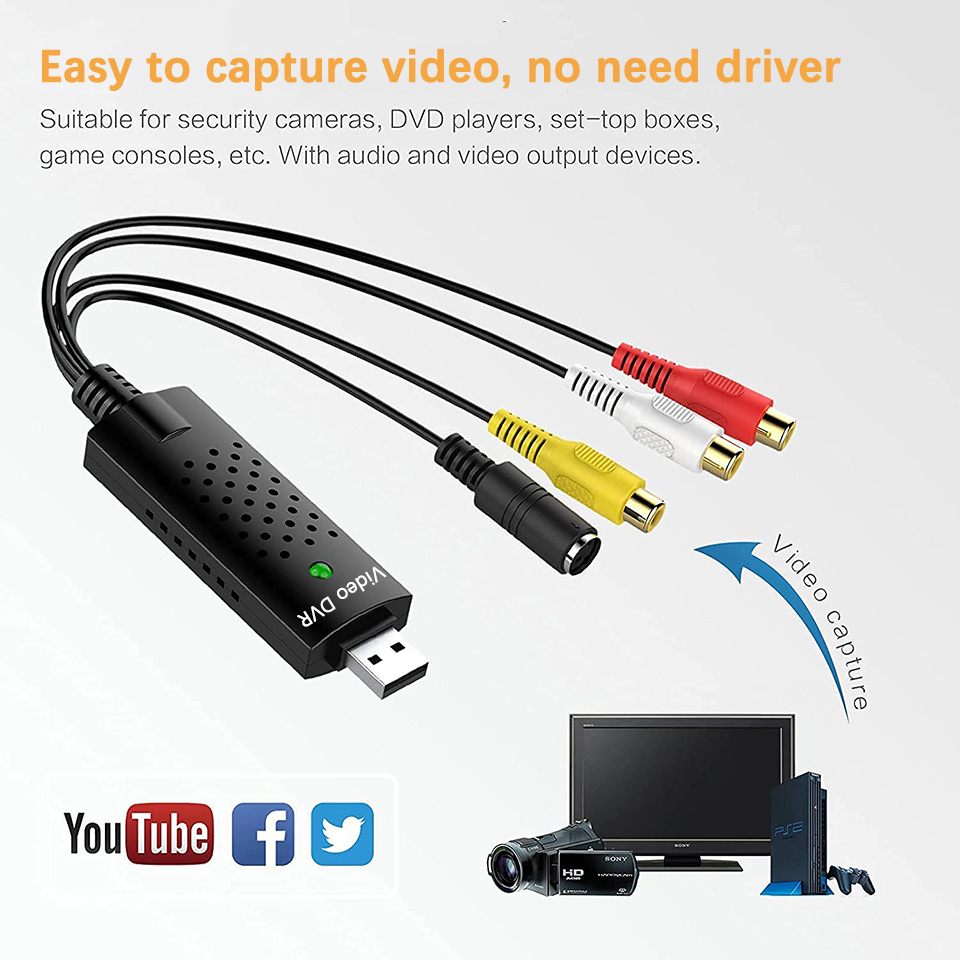 USB Video Capture Card Easy Ca - огляд і ціна Audio Music Converter