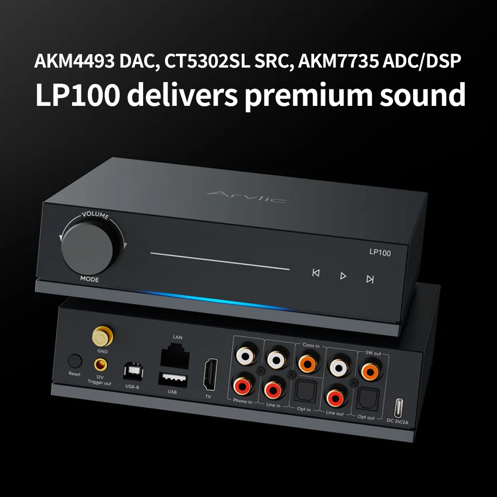 Arylic LP100 Wireless Music St - огляд і ціна Audio Music Google