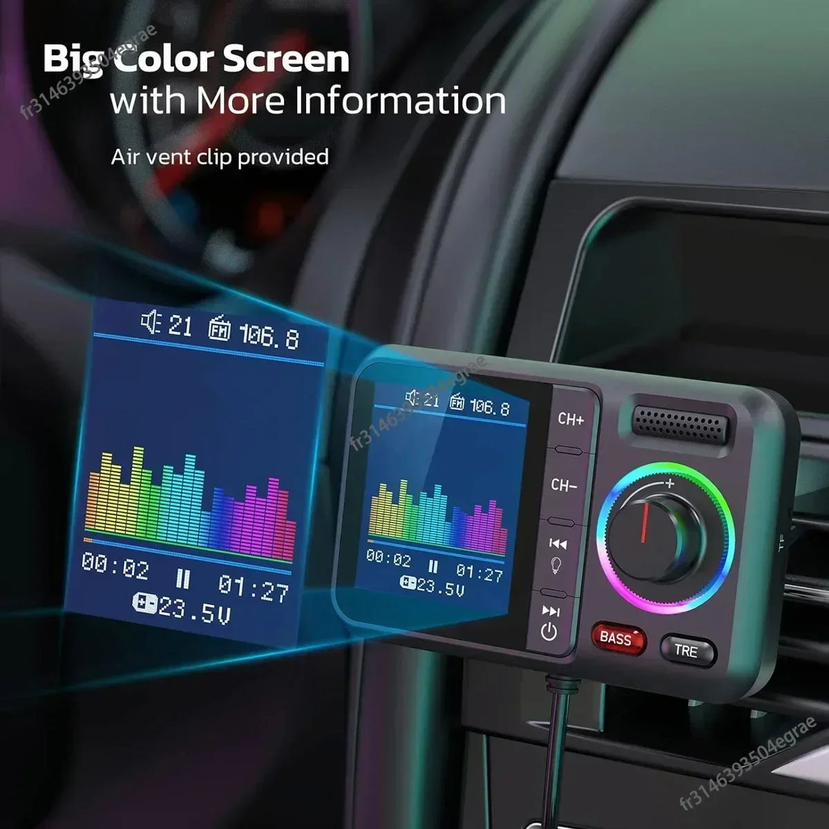 Wireless FM Transmitter with B - огляд і ціна Audio Music Mp3