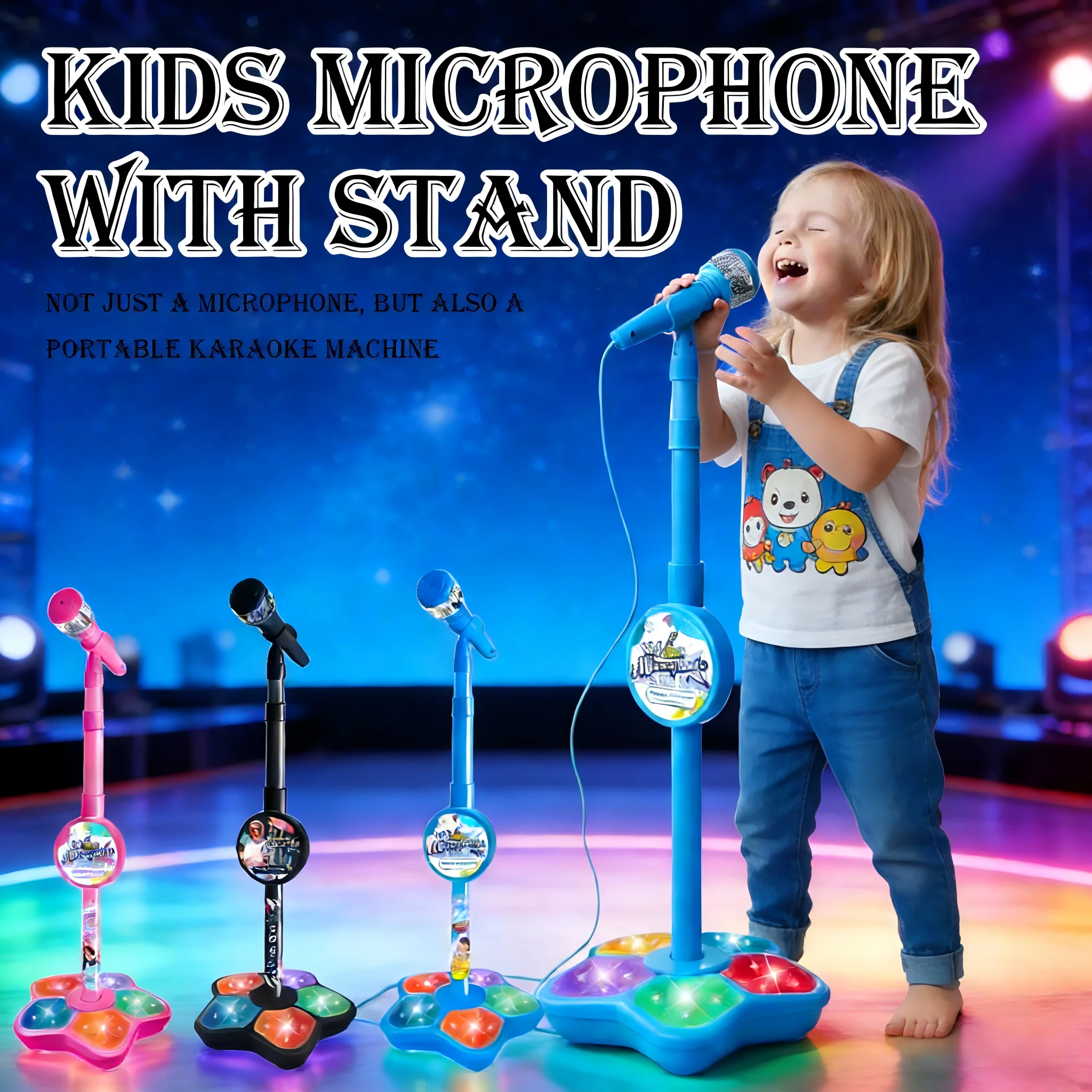 Karaoke Microphone with Stand, - огляд і ціна Audio Music Editing